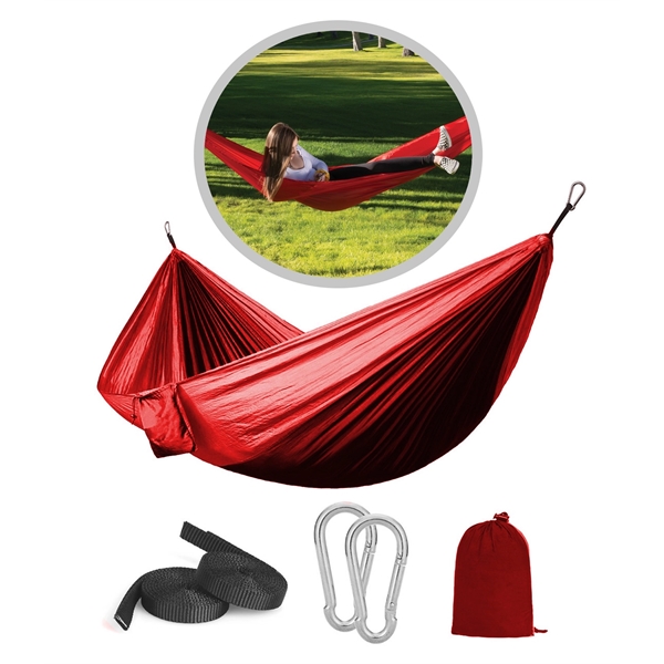 Portable lightweight Hammock made of a heavy duty polyester, packed in... from ASI 76730 Peerless Umbrella Co Inc / Threads By Peerless