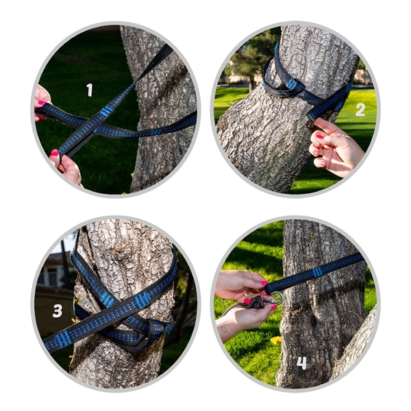 Portable lightweight Hammock made of a heavy duty polyester, packed in... from ASI 76730 Peerless Umbrella Co Inc / Threads By Peerless