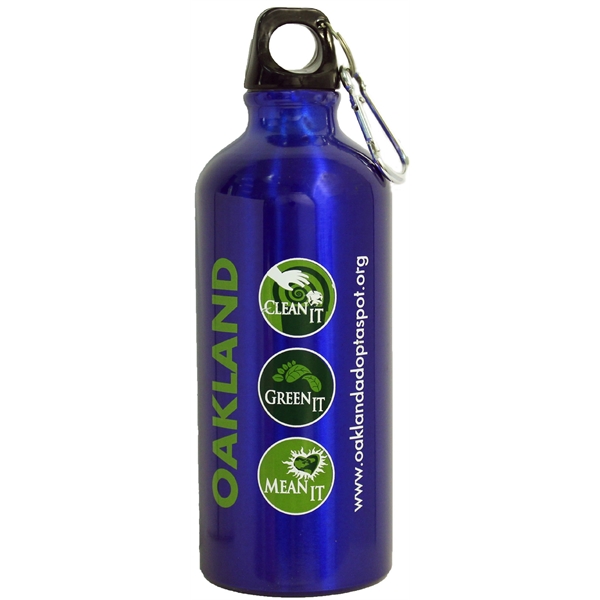 22 Oz. Water bottle, aluminum, carabiner included, 8 popular colors.... from ASI 36988 Artek USA Inc / Artek™