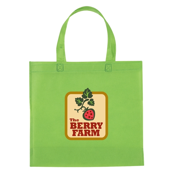 Tote bag made of 80 gram non-woven coated water-resistant polypropylene with... from ASI 61125 Hit Promotional Products / Hit®