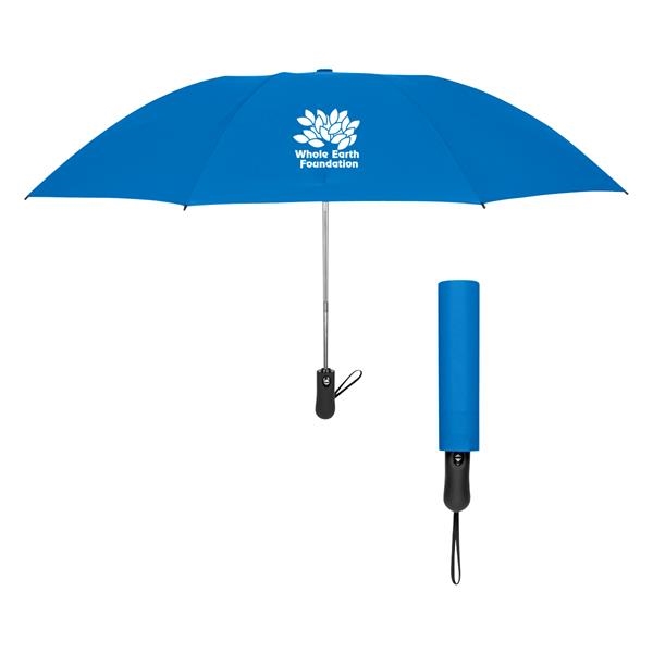 Automatic open umbrella with metal shaft, inverted design and 46" arc... from ASI 61125 Hit Promotional Products / Hit®