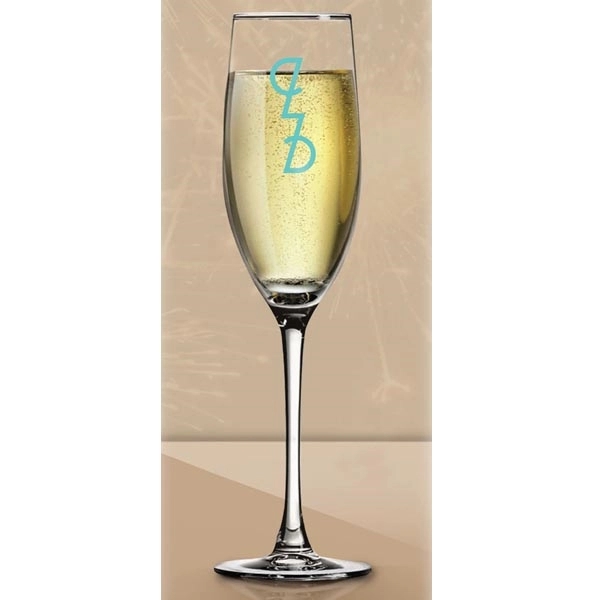 8 oz. Cache flute wine glass.... from ASI 36705 Archer's Decorative Glass Corp / Decorative Glass