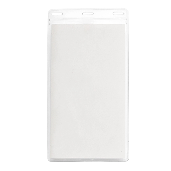 Large vertical vinyl pouch that holds a 8"H x 4"W insert... from ASI 88060 Snugz/USA Inc / SnugZ USA®