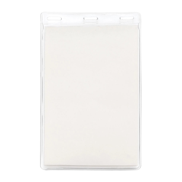 Large vertical vinyl pouch with room for a 6"H x 4"W... from ASI 88060 Snugz/USA Inc / SnugZ USA®