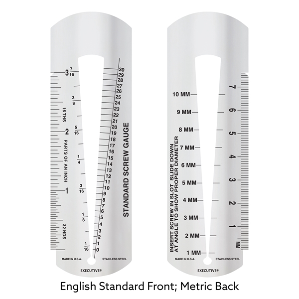 USA Made 4.5" x 1.375" .030 stainless steel etch & color... from ASI 53430 Executive Line / Executive Line®