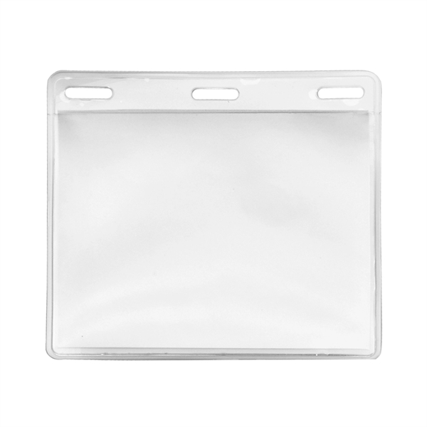 Horizontal vinyl ID pouch that holds a 3"H x 4"W insert... from ASI 88060 Snugz/USA Inc / SnugZ USA®