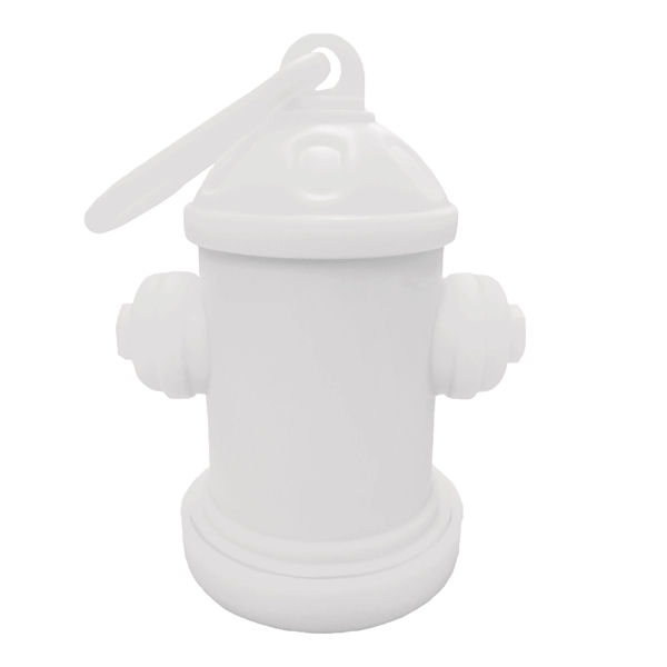 Fire hydrant shaped pet trash bag dispenser with 20 poly bags... from ASI 92980 WOV-IN® / Promopet