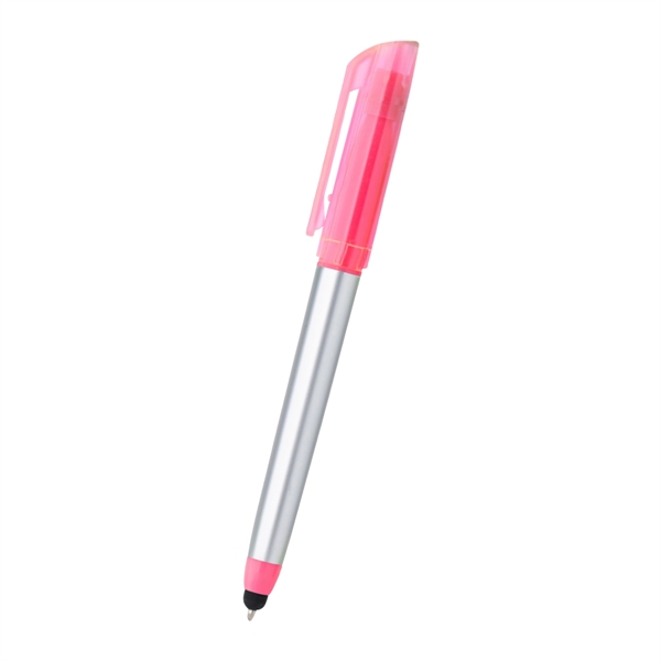 Ballpoint pen with highlighter and stylus.... from ASI 61125 Hit Promotional Products / Hit®