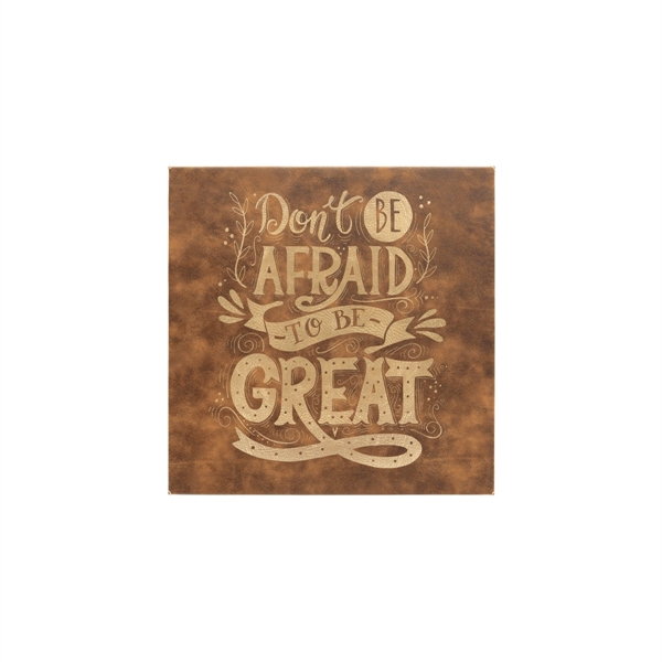 10" x 1 1/2" x 10" PU leather walk sign with... from ASI 74601 Calico