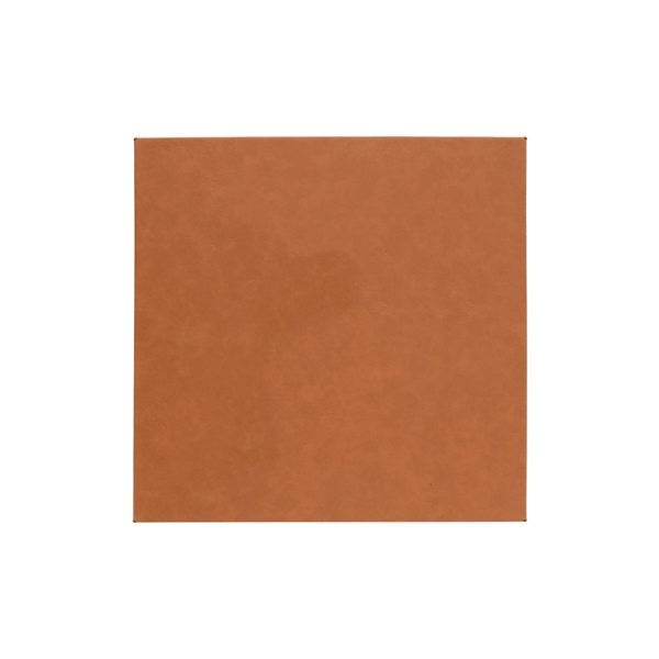 14" x 1 1/2" x 14" PU leatherette wall sign with... from ASI 74601 Calico