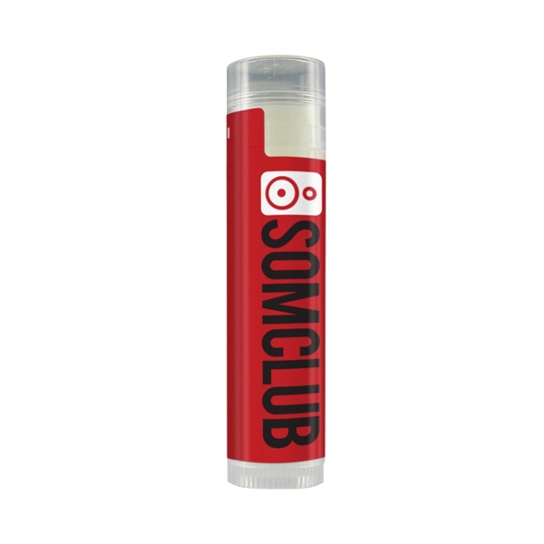 SPF-30 soy lip balm in a clear tube with full color... from ASI 88060 Snugz/USA Inc / SnugZ USA®