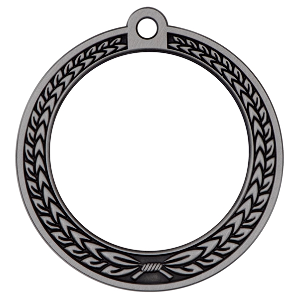 2.5" die cast zinc alloy round medal with wreath border and... from ASI 52263 EMT / EMT EASY