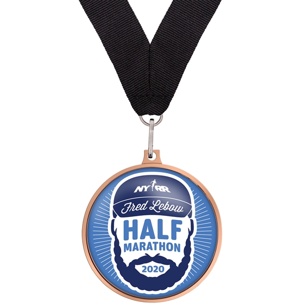 2.5" die cast speed medal with 2D raised border and one-sided... from ASI 52263 EMT / EMT EASY