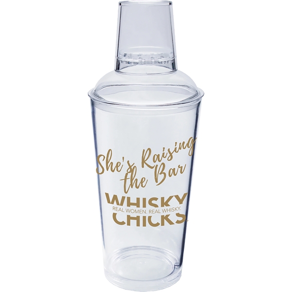 20 oz. Clear Plastic Pub Cocktail Shaker USA made of rugged... from ASI 61952 Howw Mfg Co Inc / Howw USA