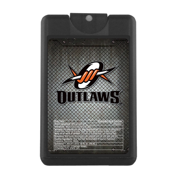 18 mL. hand sanitizer spray features a unique and slim credit... from ASI 88060 Snugz/USA Inc / SnugZ USA®