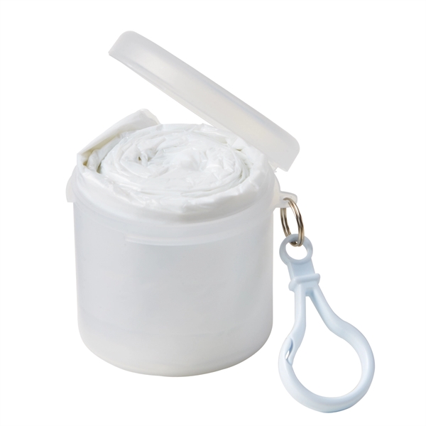 Reusable and lightweight plastic poncho with carabiner attachment.... from ASI 52840 Evans Manufacturing