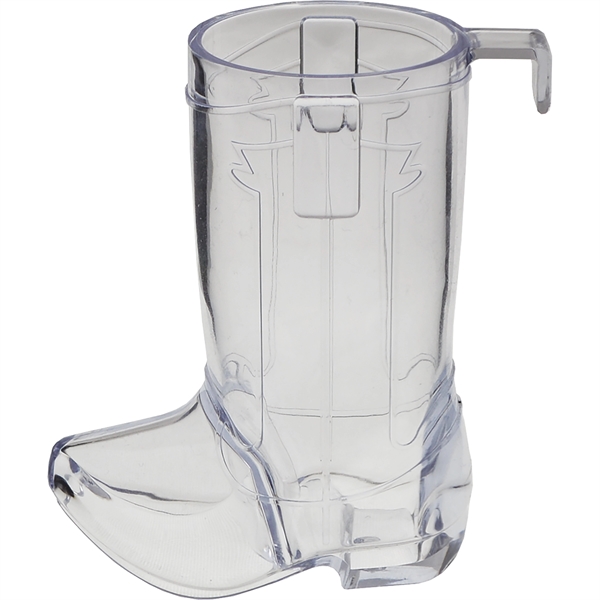 2 oz. Clear Plastic Cowboy Boot Hook Shot Glass, USA made... from ASI 61952 Howw Mfg Co Inc / Howw USA