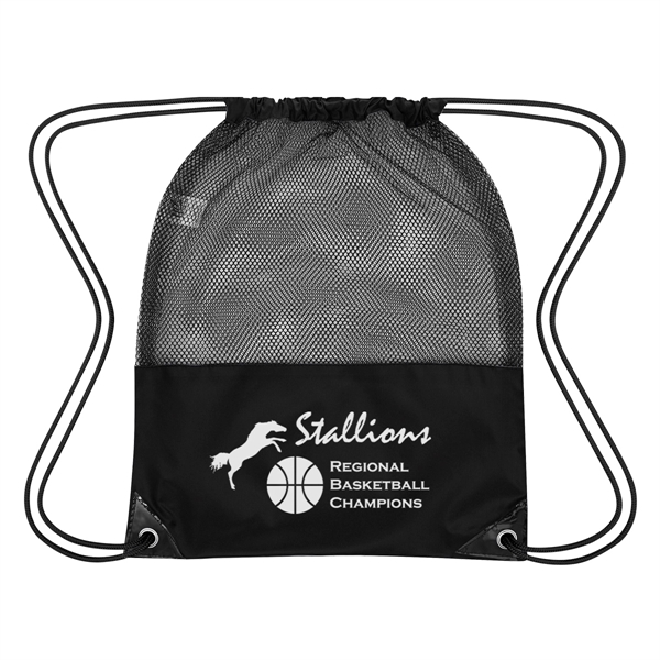 Drawstring mesh sports pack made of 210 denier nylon.... from ASI 61125 Hit Promotional Products / Hit®