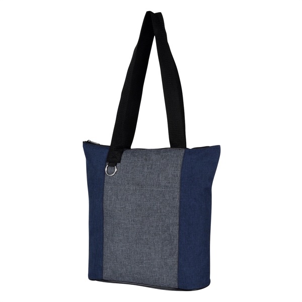 Heathered fun tote bag for carrying your essential items from place... from ASI 61125 Hit Promotional Products / Hit®