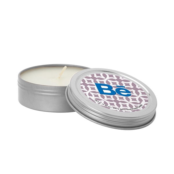 2 oz. scented candle in a metal tin with screw-top and... from ASI 88060 Snugz/USA Inc / SnugZ USA®