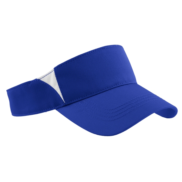 Sport-Tek Dry Zone Colorblock Visor.... from ASI 84863 SanMar
