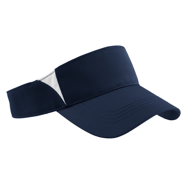 Sport-Tek Dry Zone Colorblock Visor.... from ASI 84863 SanMar