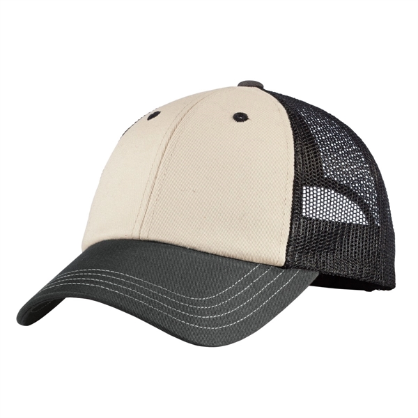 District Tri-Tone Mesh Back Cap... from ASI 84863 SanMar
