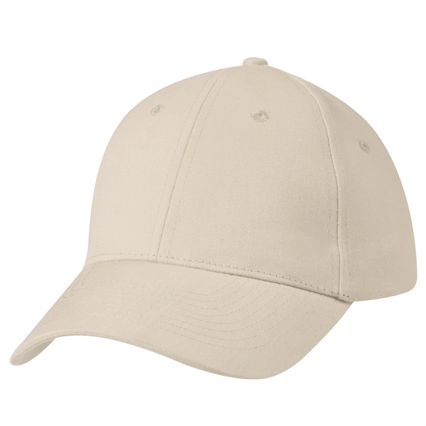 100% Brushed Cotton Twill, 6 Panel, Medium Profile Cap, Structured Crown... from ASI 61125 Hit Promotional Products / Hit®