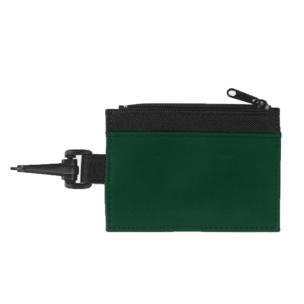 ID holder with zippered compartment and split ring.... from ASI 61125 Hit Promotional Products / Hit®