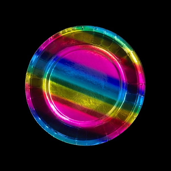 Metallic paper plates in a variety of colors.... from ASI 79541 Print Appeal,Inc. / Print Appeal