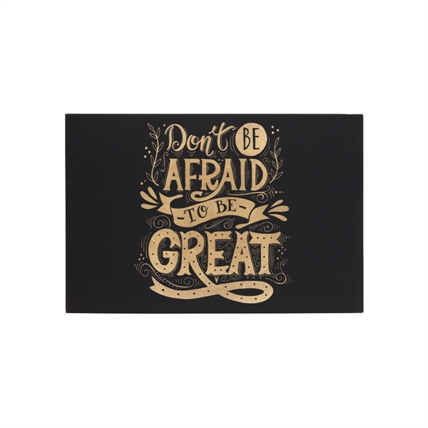 18" x 1 1/2" x 12" PU leatherette wall signs with... from ASI 74601 Calico