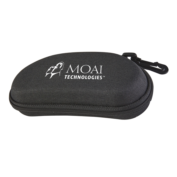Sunglass holder with soft support and durable clip.... from ASI 52840 Evans Manufacturing