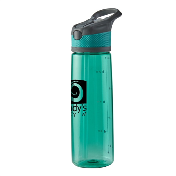 28 oz. Tritan water bottle includes auto-flip drinking spout, straw and... from ASI 52840 Evans Manufacturing