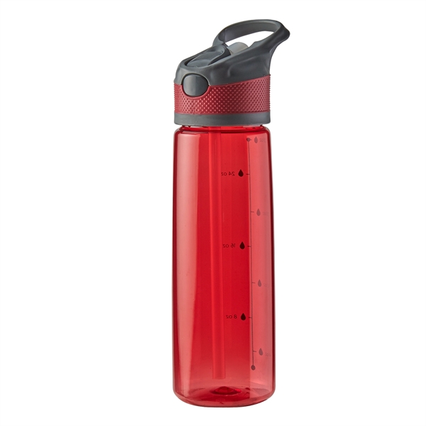 28 oz. Tritan water bottle includes auto-flip drinking spout, straw and... from ASI 52840 Evans Manufacturing