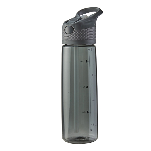 28 oz. Tritan water bottle includes auto-flip drinking spout, straw and... from ASI 52840 Evans Manufacturing