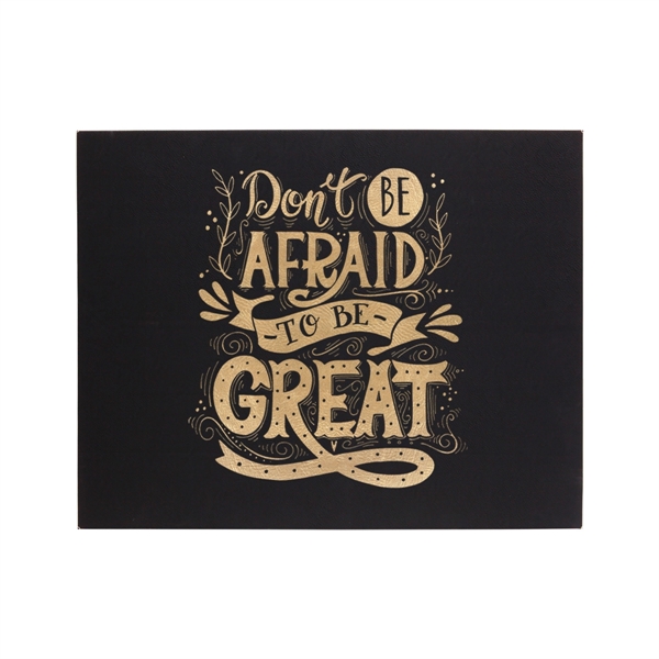 20" x 1 1/2" x 16" PU leatherette wall sign with... from ASI 74601 Calico