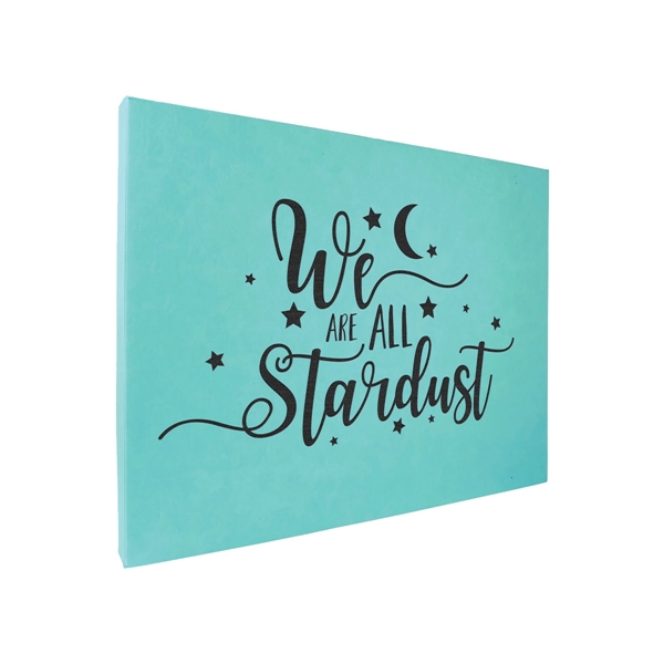 20" x 1 1/2" x 16" PU leatherette wall sign with... from ASI 74601 Calico