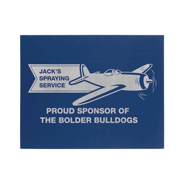 20" x 1 1/2" x 16" PU leatherette wall sign with... from ASI 74601 Calico