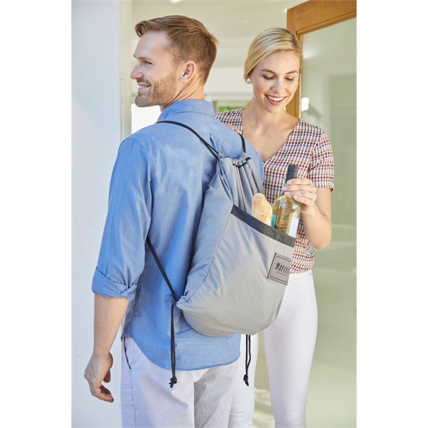 Tuscany Backpack Picnic Blanket that folds into an attached 22" H... from ASI 91605 Towel Specialties