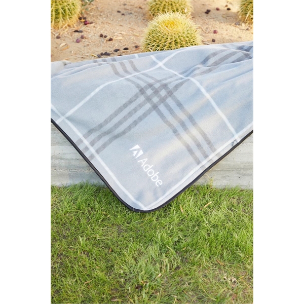 Tuscany Backpack Picnic Blanket that folds into an attached 22" H... from ASI 91605 Towel Specialties