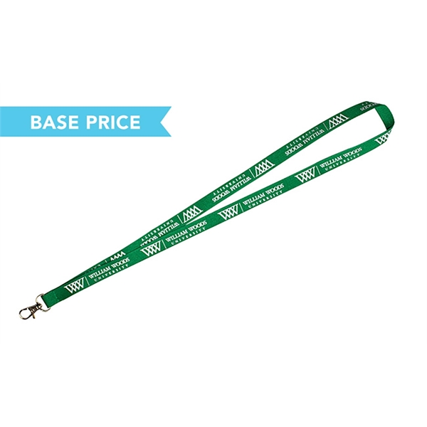 Pantone matched screen print lanyard with endless clip options and multiple... from ASI 45657 Pop! Promos