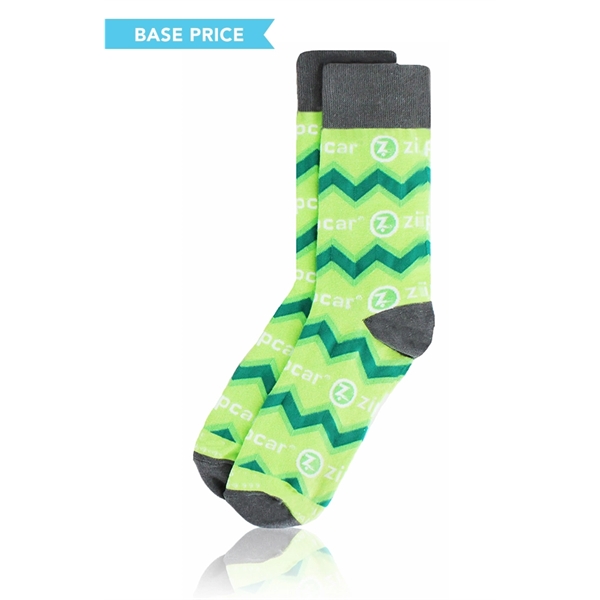 Pantone matched jacquard dress socks woven together from scratch with custom... from ASI 45657 Pop! Promos
