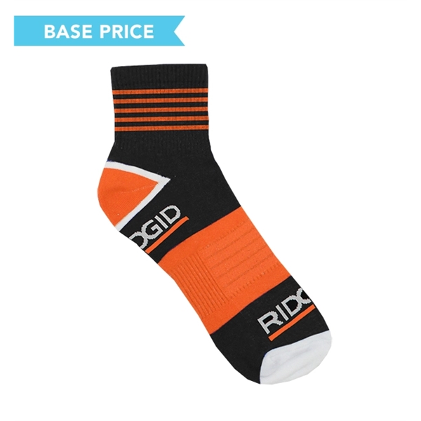 Pantone matched performance midi sock made of nylon, cotton, and spandex,... from ASI 45657 Pop! Promos