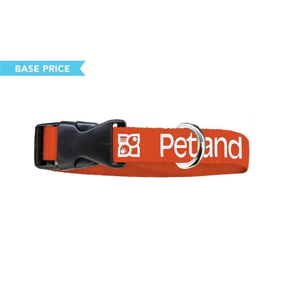 .8" wide polyester dog collar with PMS matched woven polyester and... from ASI 45657 Pop! Promos