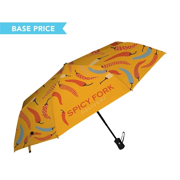 42.5" arc, full-color umbrella with auto-opening handle and single color strap,... from ASI 45657 Pop! Promos