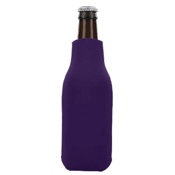Insulated FoamZone zippered bottle cooler, perfect for keeping drinks cold on... from ASI 67075 Leprechaun Promotions, LLC / Leprechaun Promotions