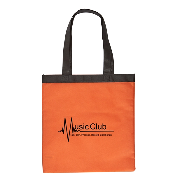 14" x 13 1/4" tote bag made from 80 GSM non-woven... from ASI 52840 Evans Manufacturing
