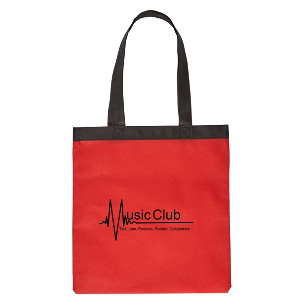 14" x 13 1/4" tote bag made from 80 GSM non-woven... from ASI 52840 Evans Manufacturing