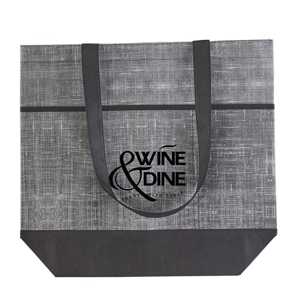14" x 16 3/4" x 5 1/4" non-woven tote bag with... from ASI 52840 Evans Manufacturing