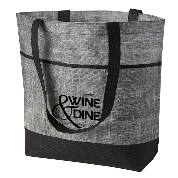14" x 16 3/4" x 5 1/4" non-woven tote bag with... from ASI 52840 Evans Manufacturing